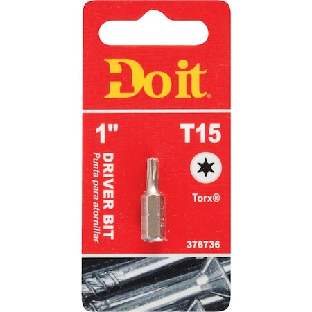 All-Source T15 TORX 1 In. Insert Screwdriver Bit 307321DB